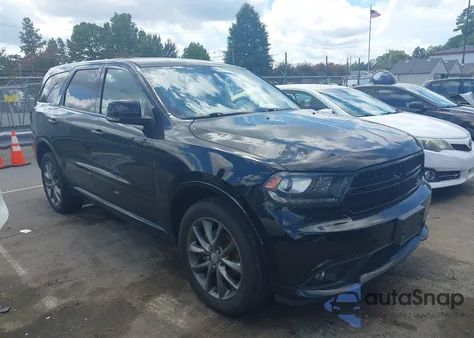 2017 Dodge Durango Gt Awd из США, поврежденный, VIN 1C4RDJDG6HC931010